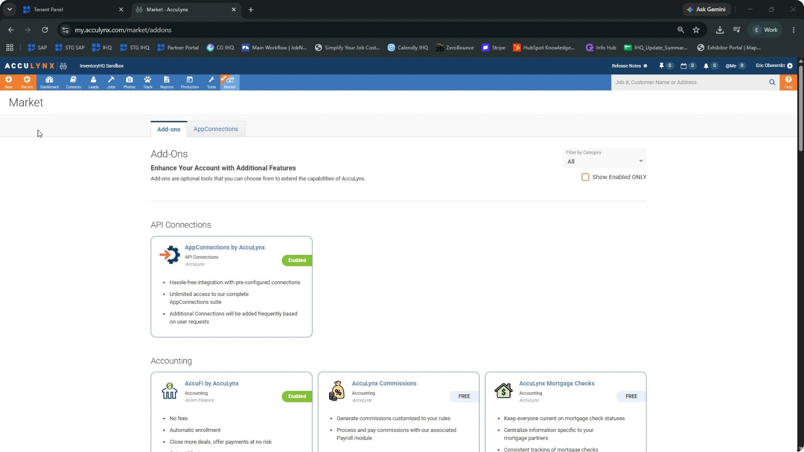 Generate an API Key in AccuLynx screenshot 2
