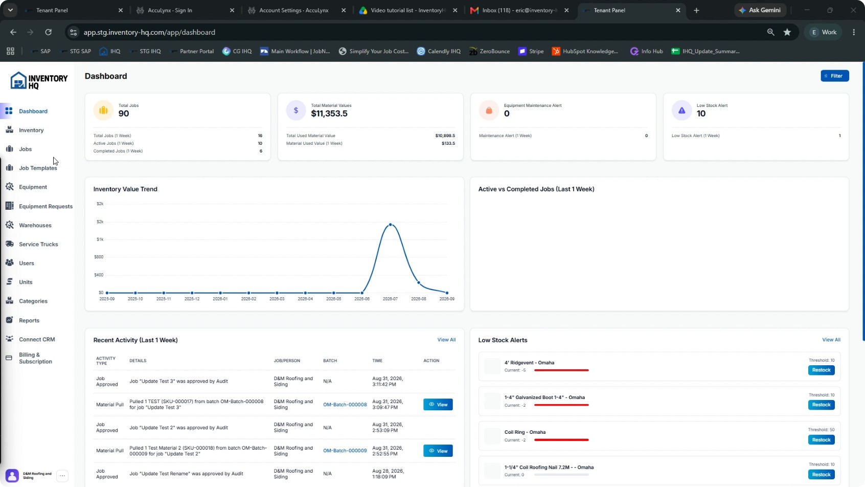 Open the Jobs Page screenshot 1
