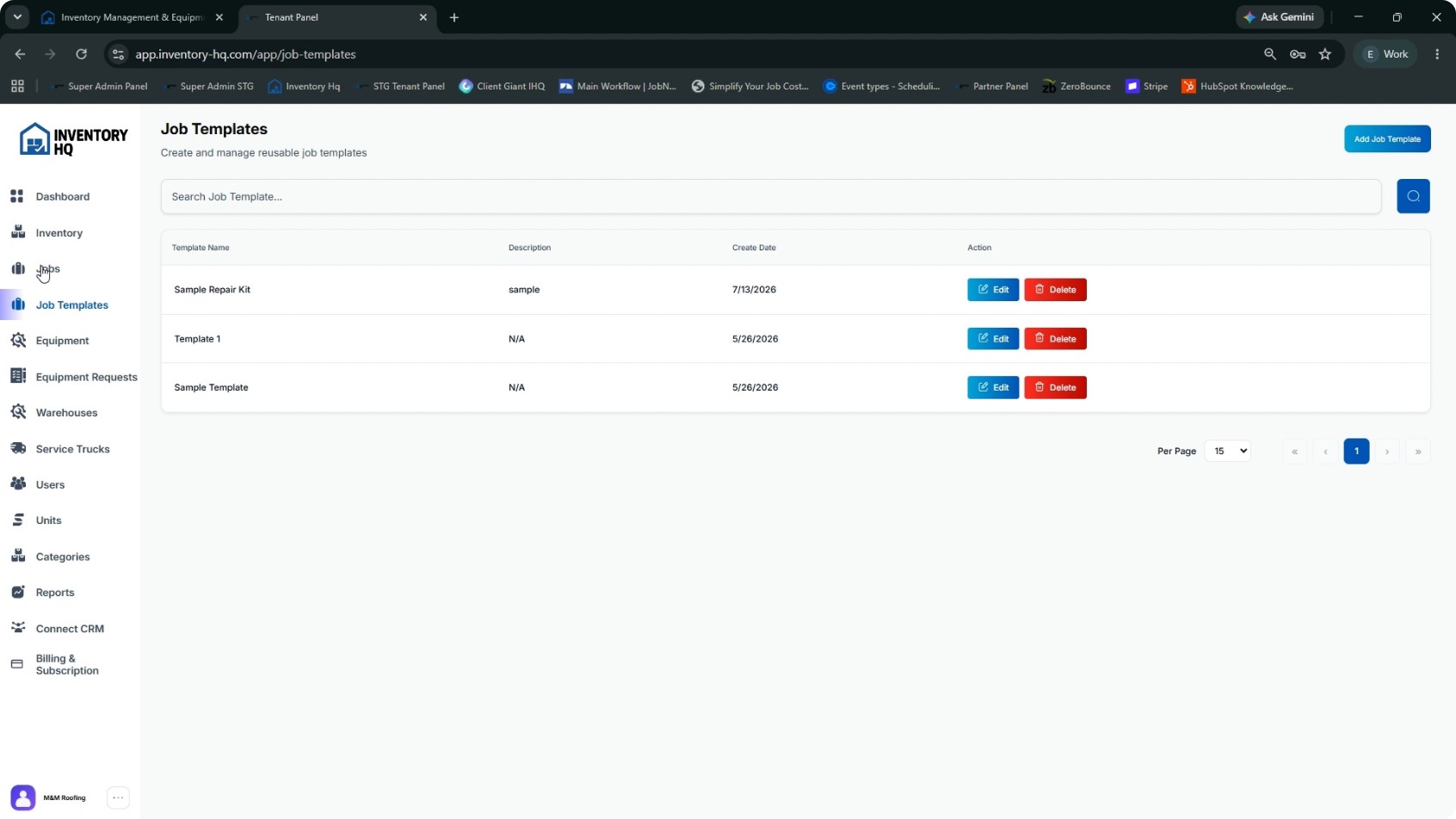 Open a Job and Start Pulling Material screenshot 1