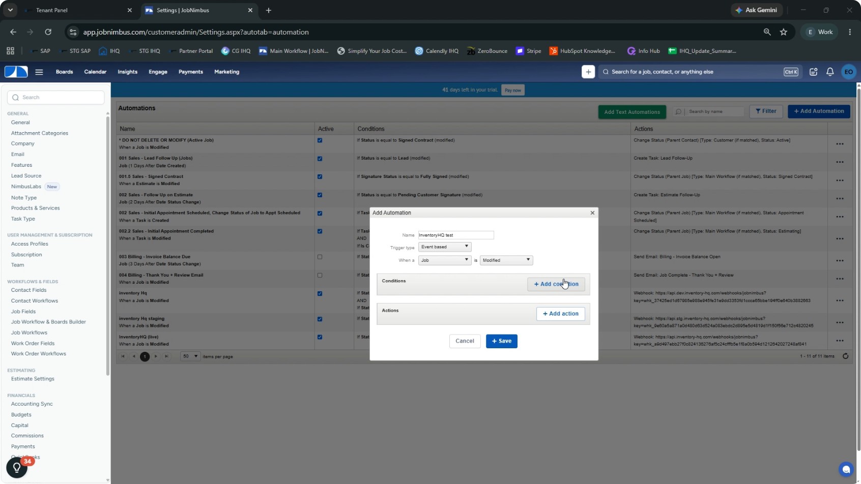 Configure the Awarded-Stage Condition screenshot 1