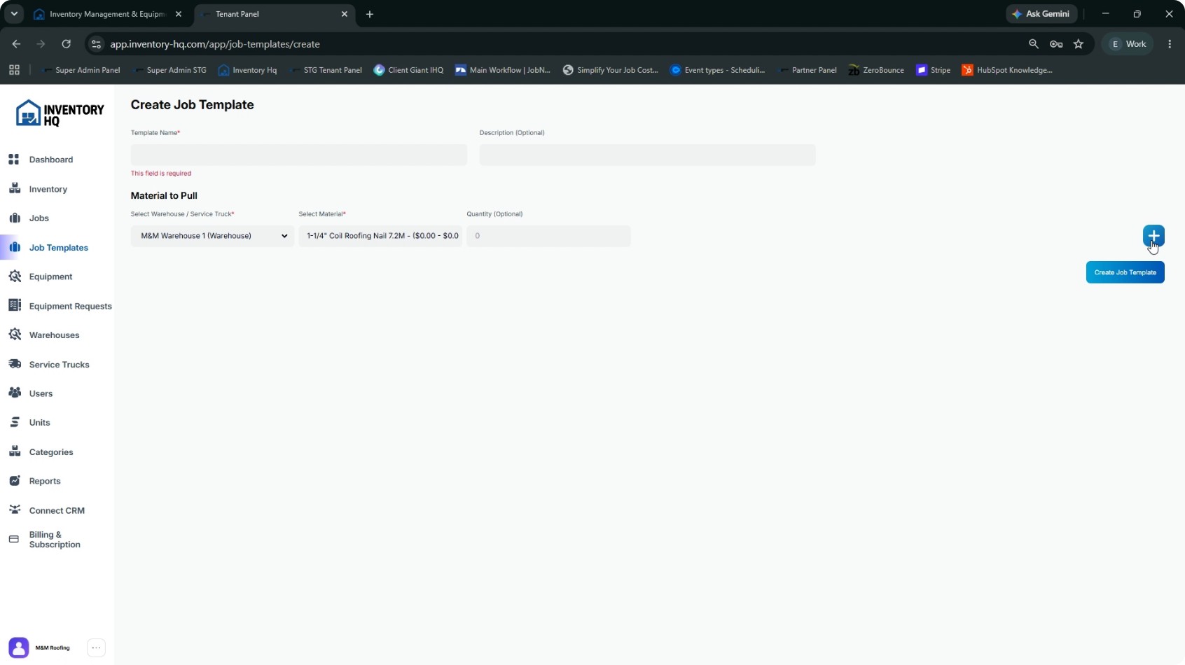 Add Additional Material Lines screenshot 1