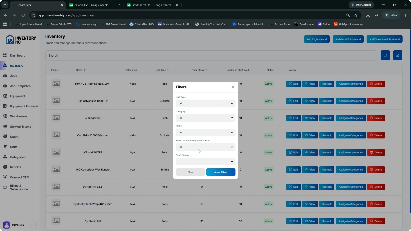 Use Filters and Search on the Inventory Page screenshot 7