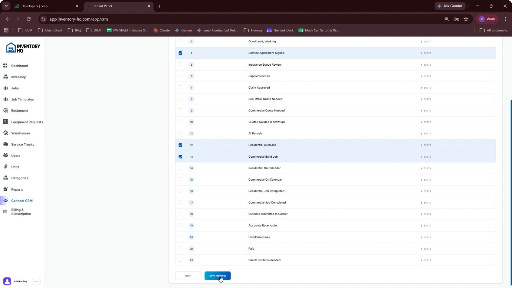 Configure Workflow Stage Mapping screenshot 3
