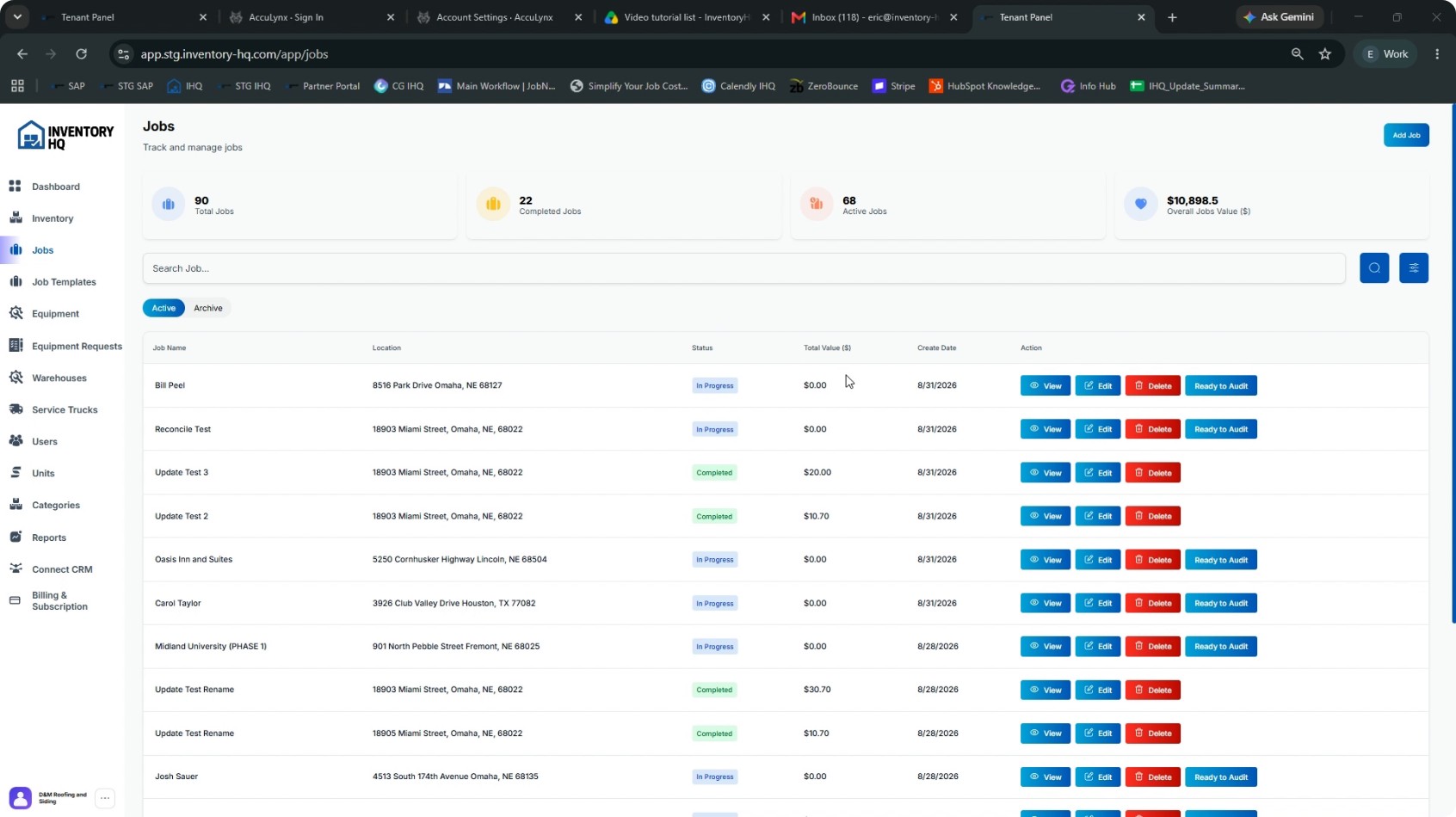 Open an Existing Job screenshot 2