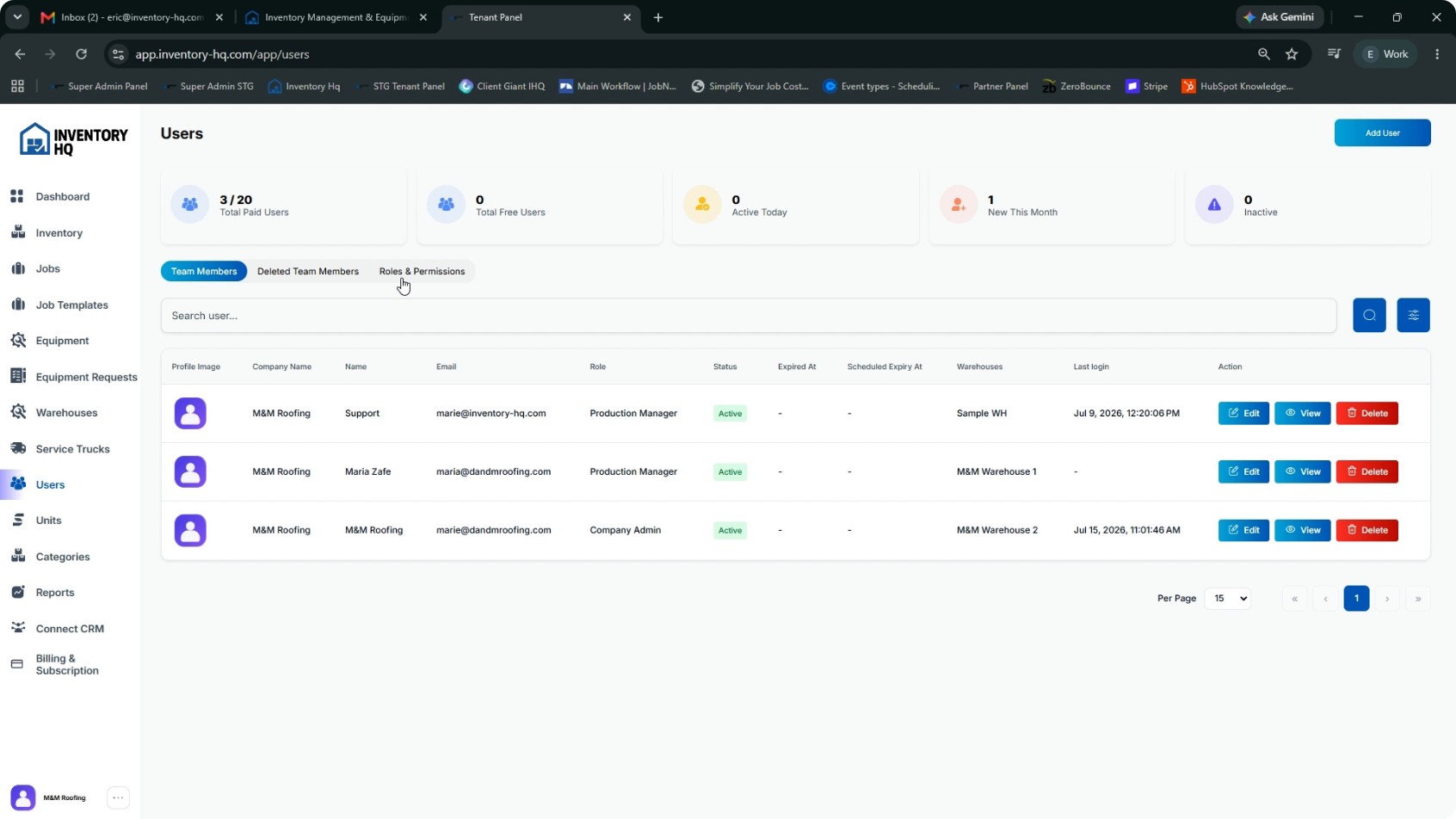 Open Roles and Permissions screenshot 2