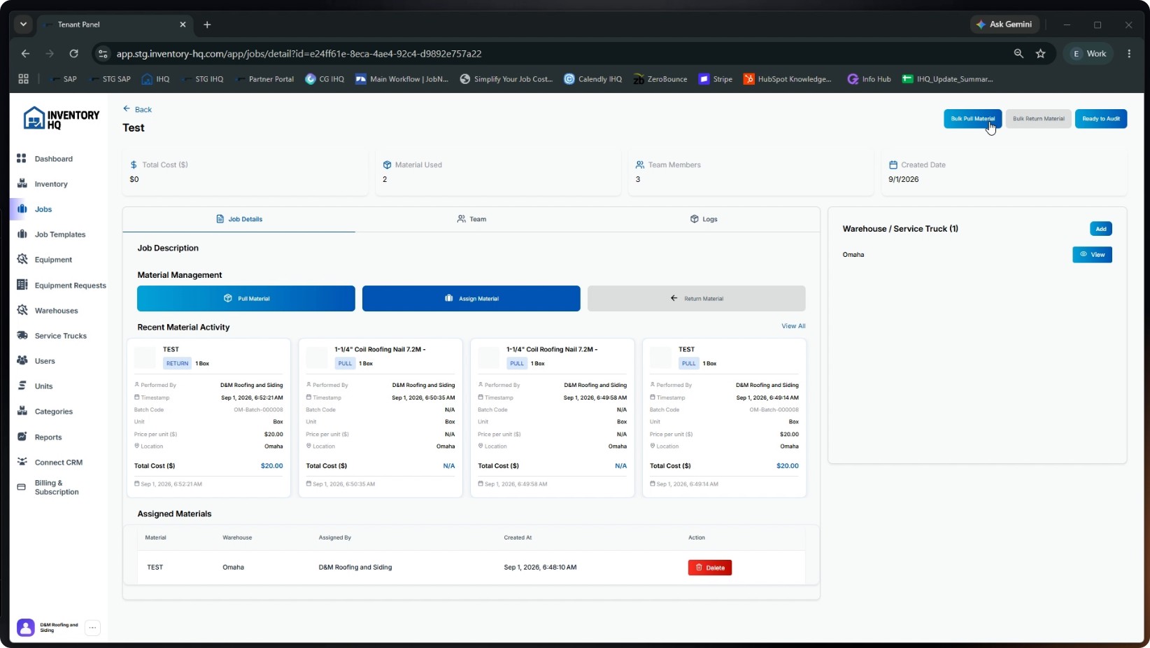 Use Bulk Pull Material for Large Lists screenshot 1