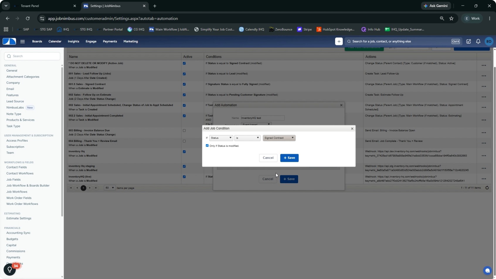 Configure the Awarded-Stage Condition screenshot 6