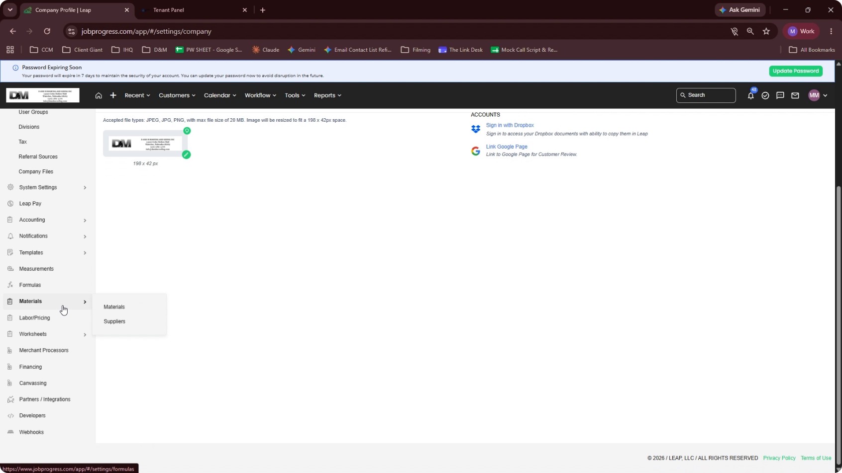 Generate an API Token in Leap screenshot 3