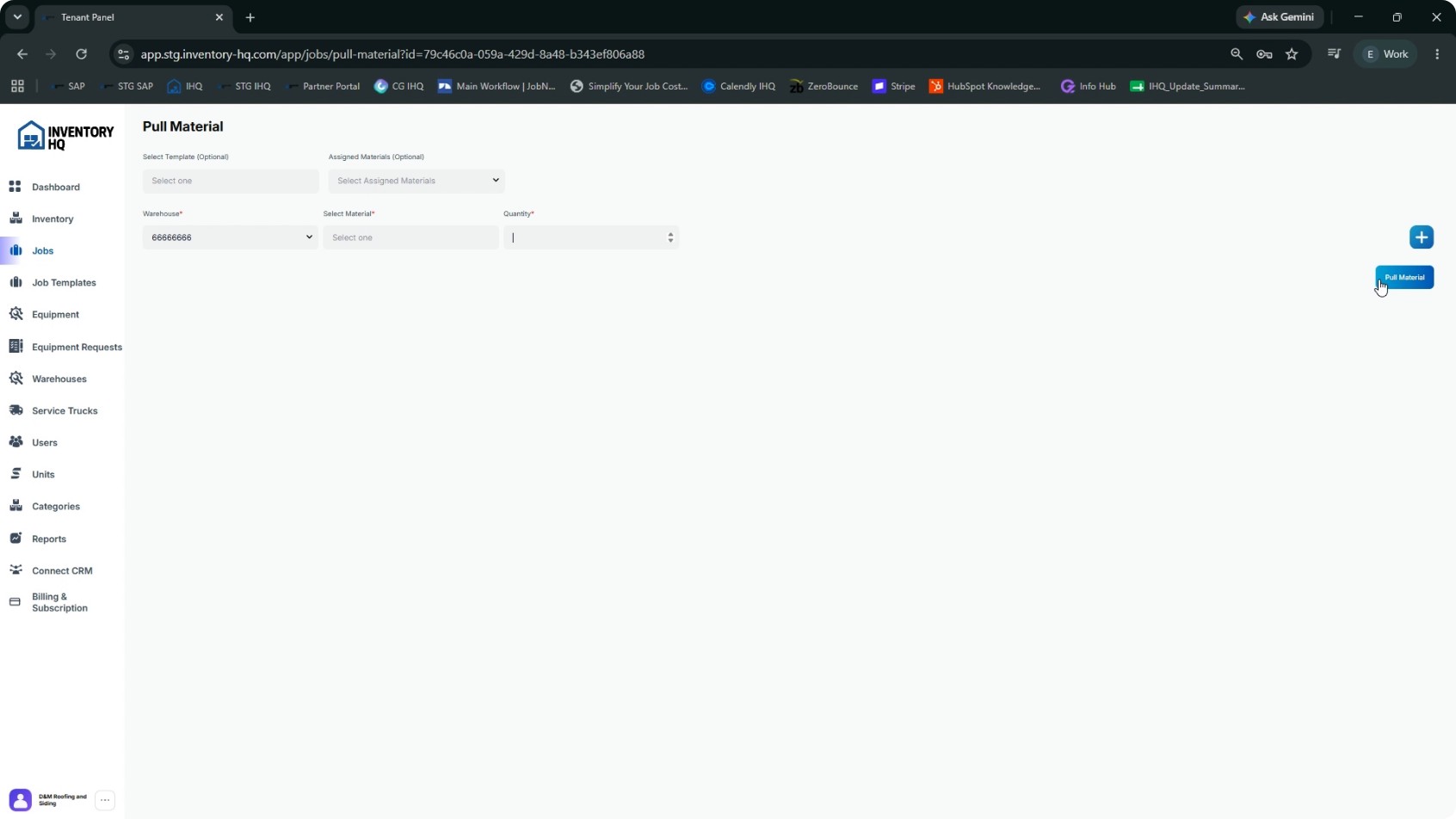 Pull Material from a Service Truck to a Job screenshot 10