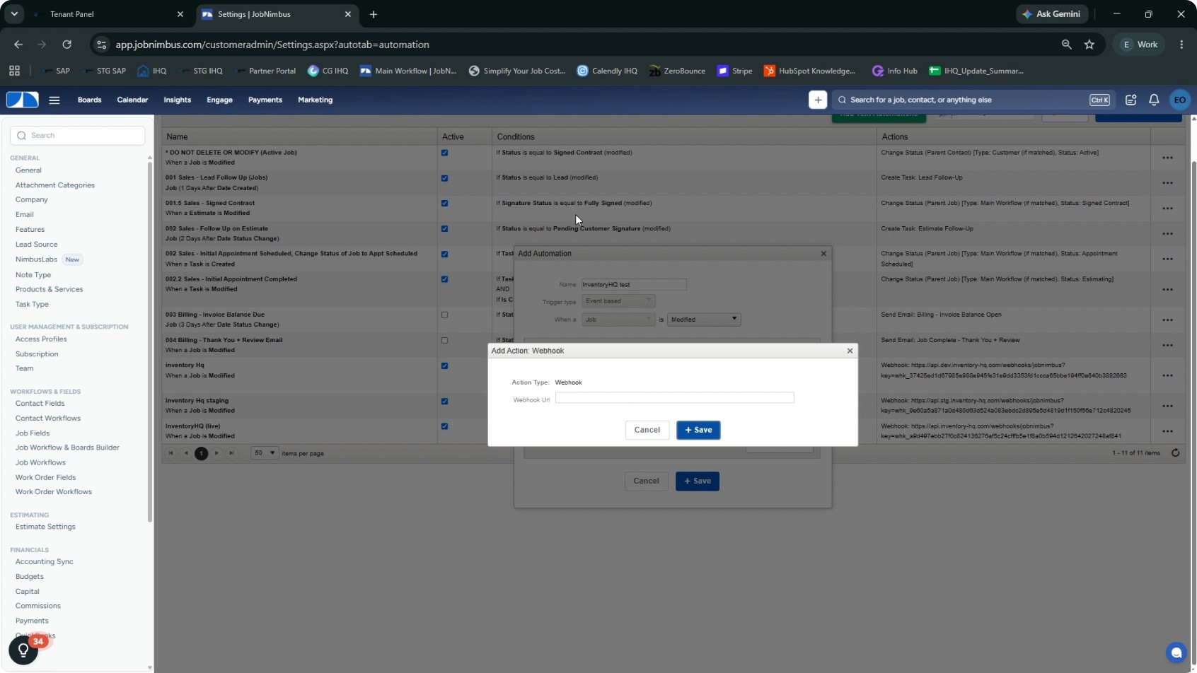 Add the Webhook Action screenshot 4