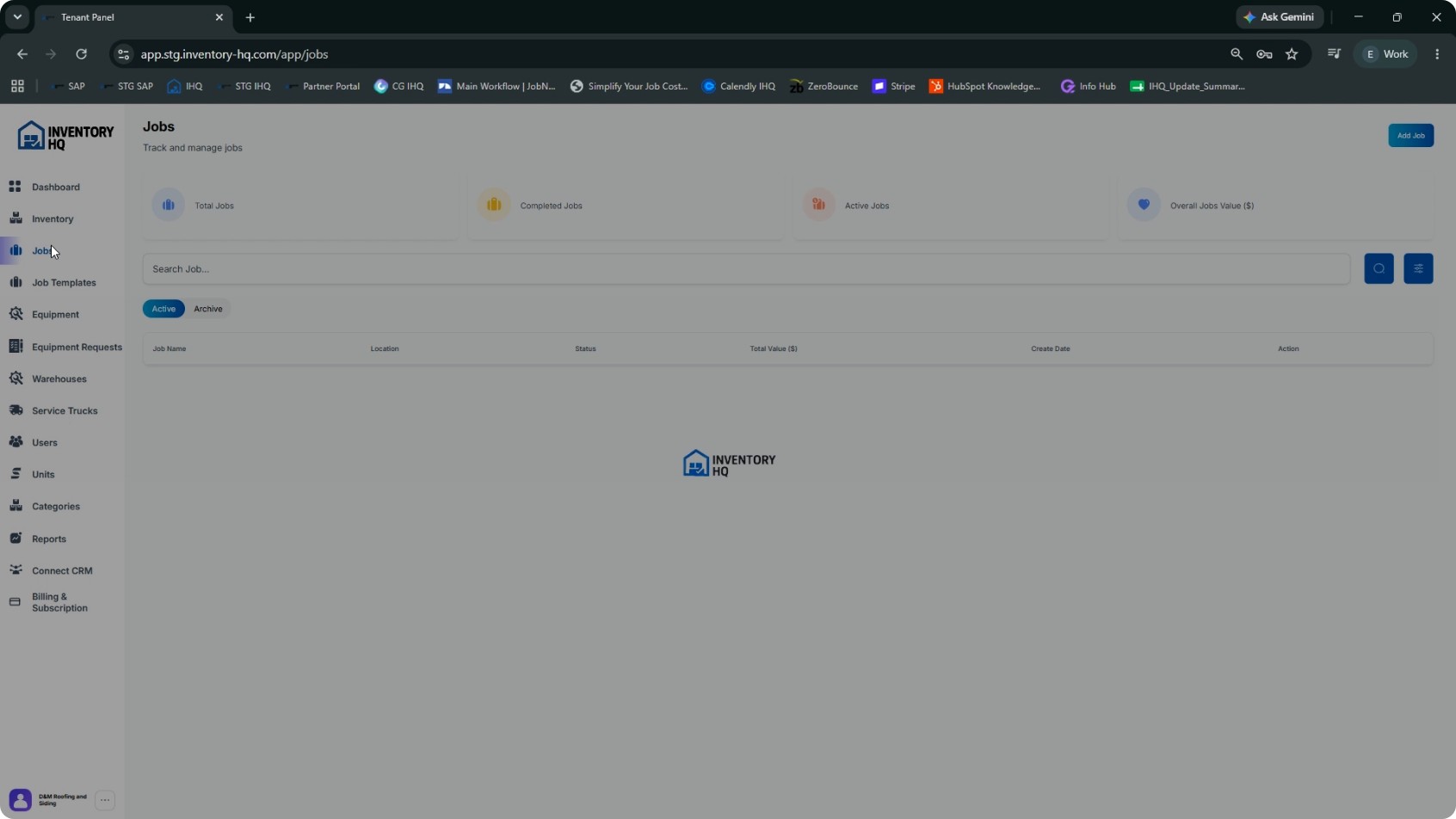 Pull Material from a Service Truck to a Job screenshot 1