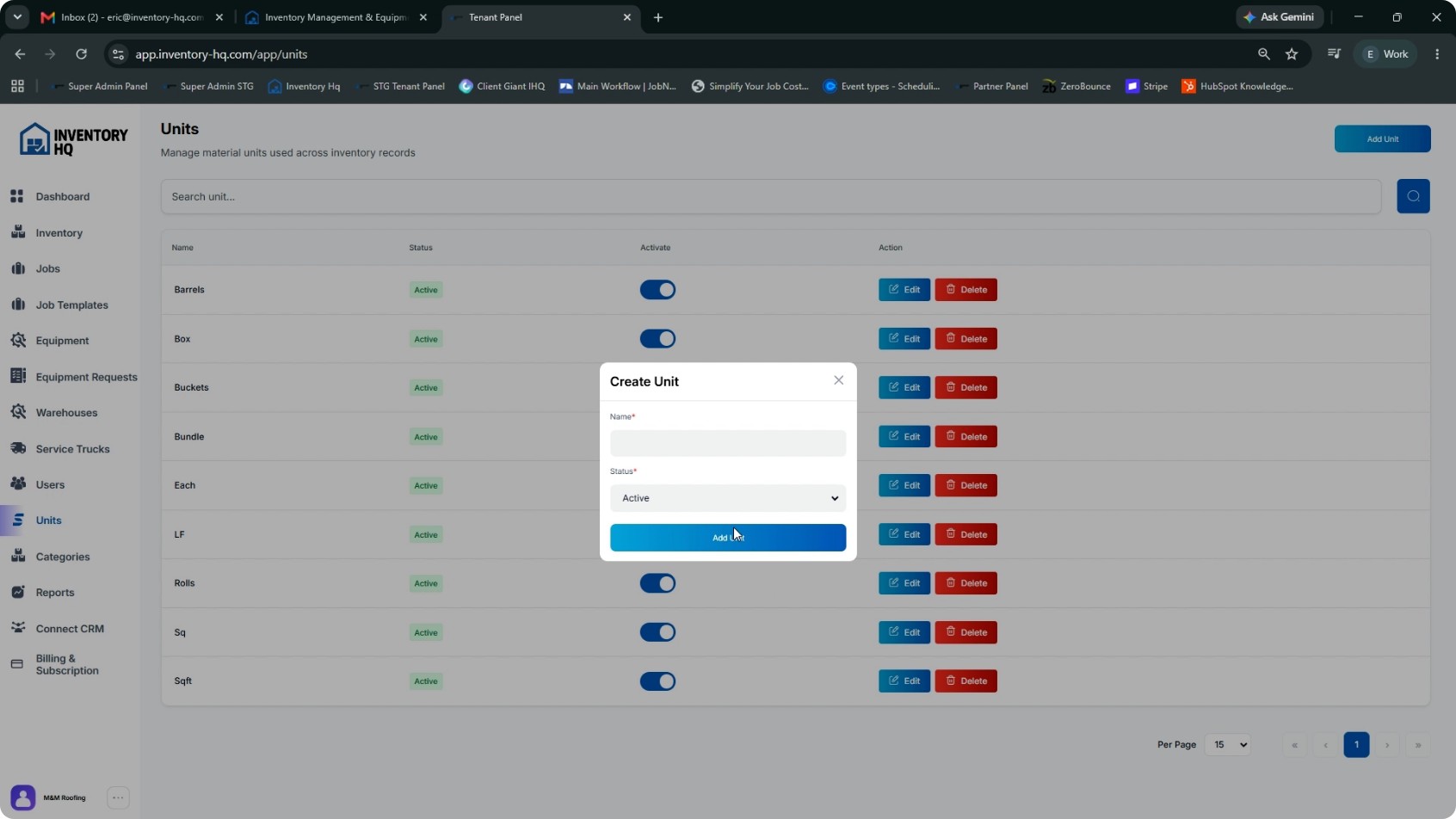 Configure Units of Measure screenshot 3