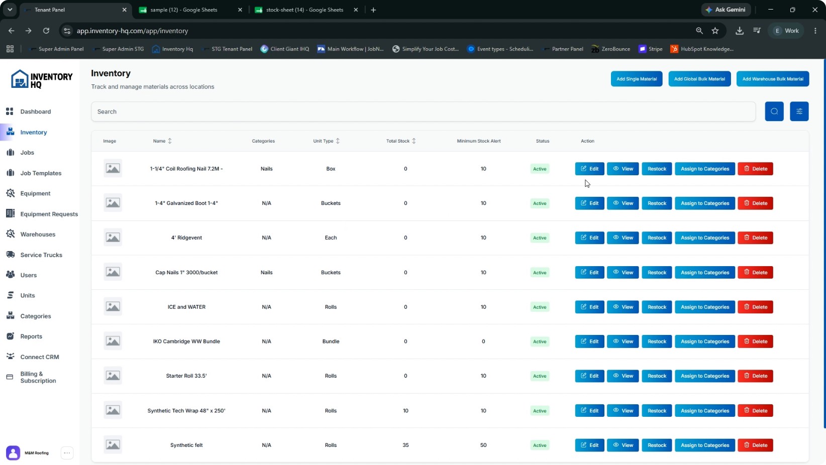 Restock Materials and Understand FIFO screenshot 2