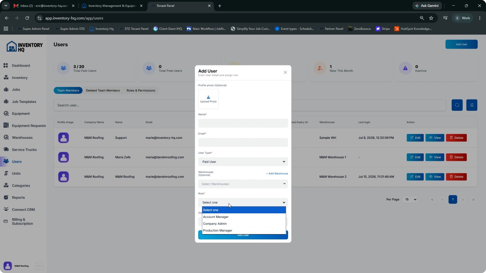 Add Team Members screenshot 3