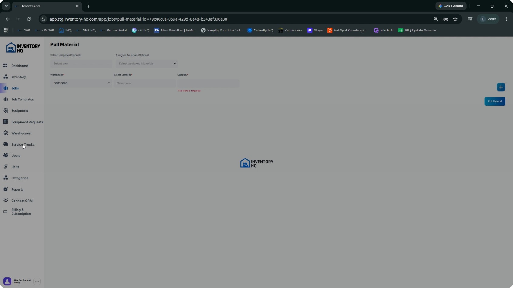 Filter and View Active Stock on a Service Truck screenshot 1