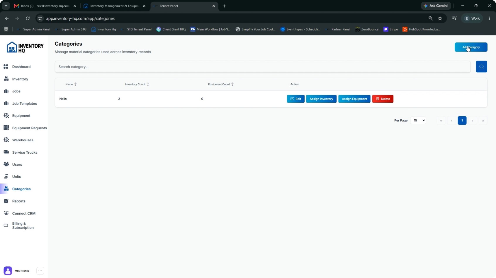 (Optional) Create Categories screenshot 2