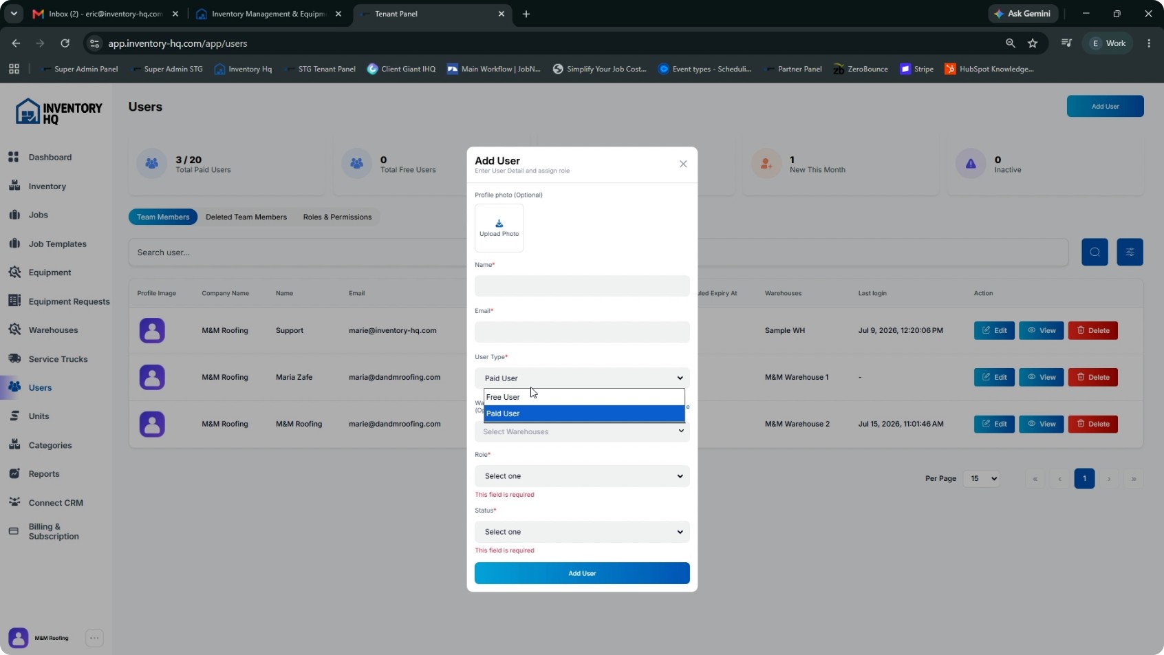 Add Team Members screenshot 5