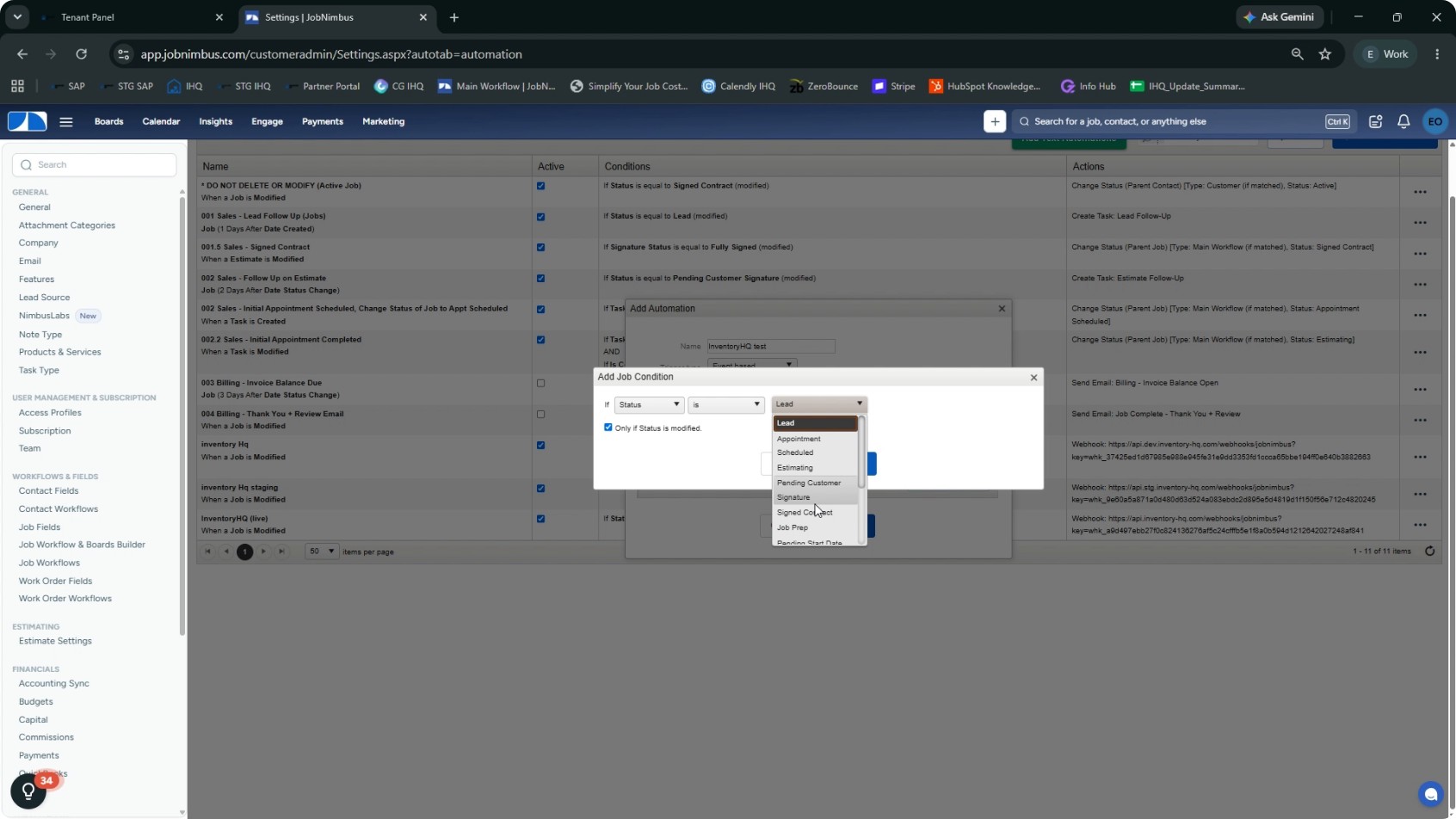 Configure the Awarded-Stage Condition screenshot 5