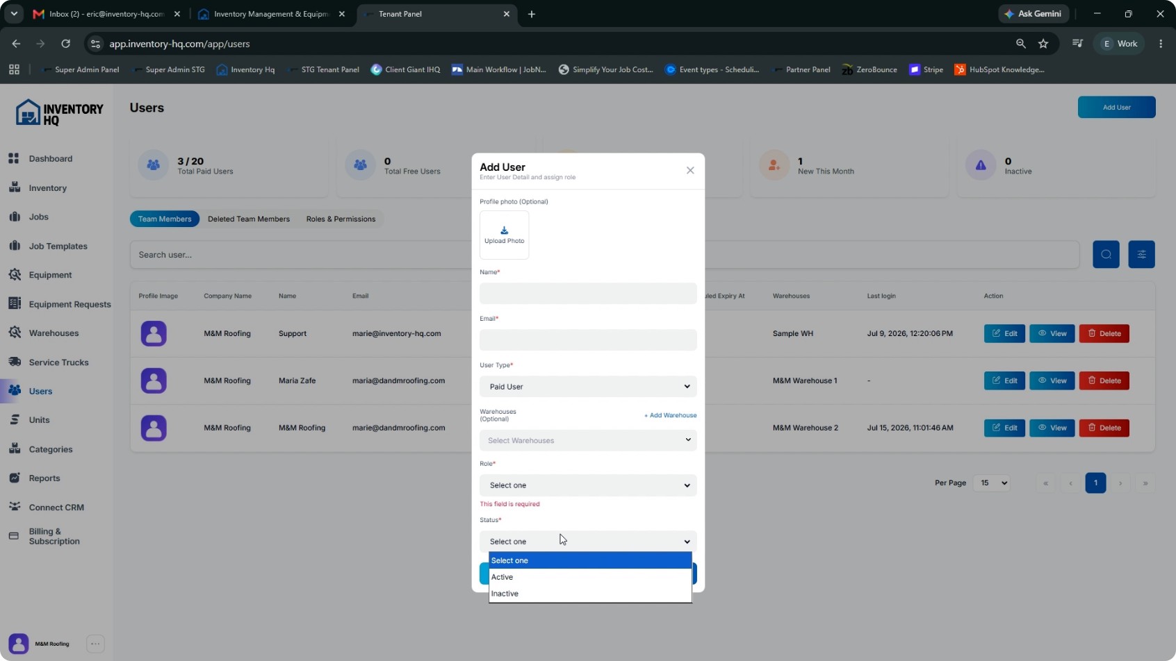 Add Team Members screenshot 4