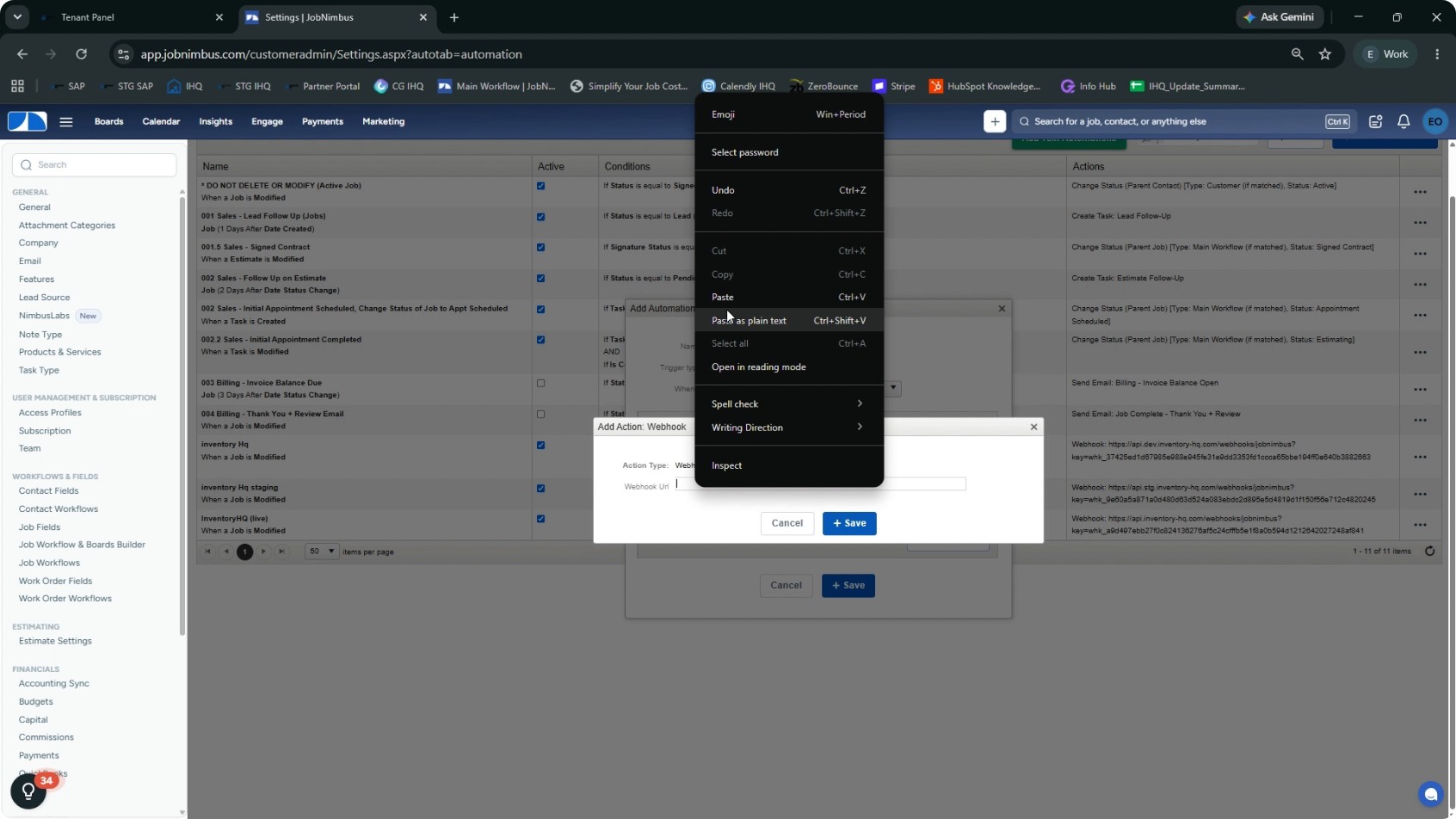 Add the Webhook Action screenshot 6