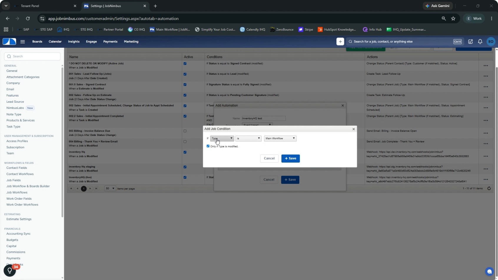 Configure the Awarded-Stage Condition screenshot 3