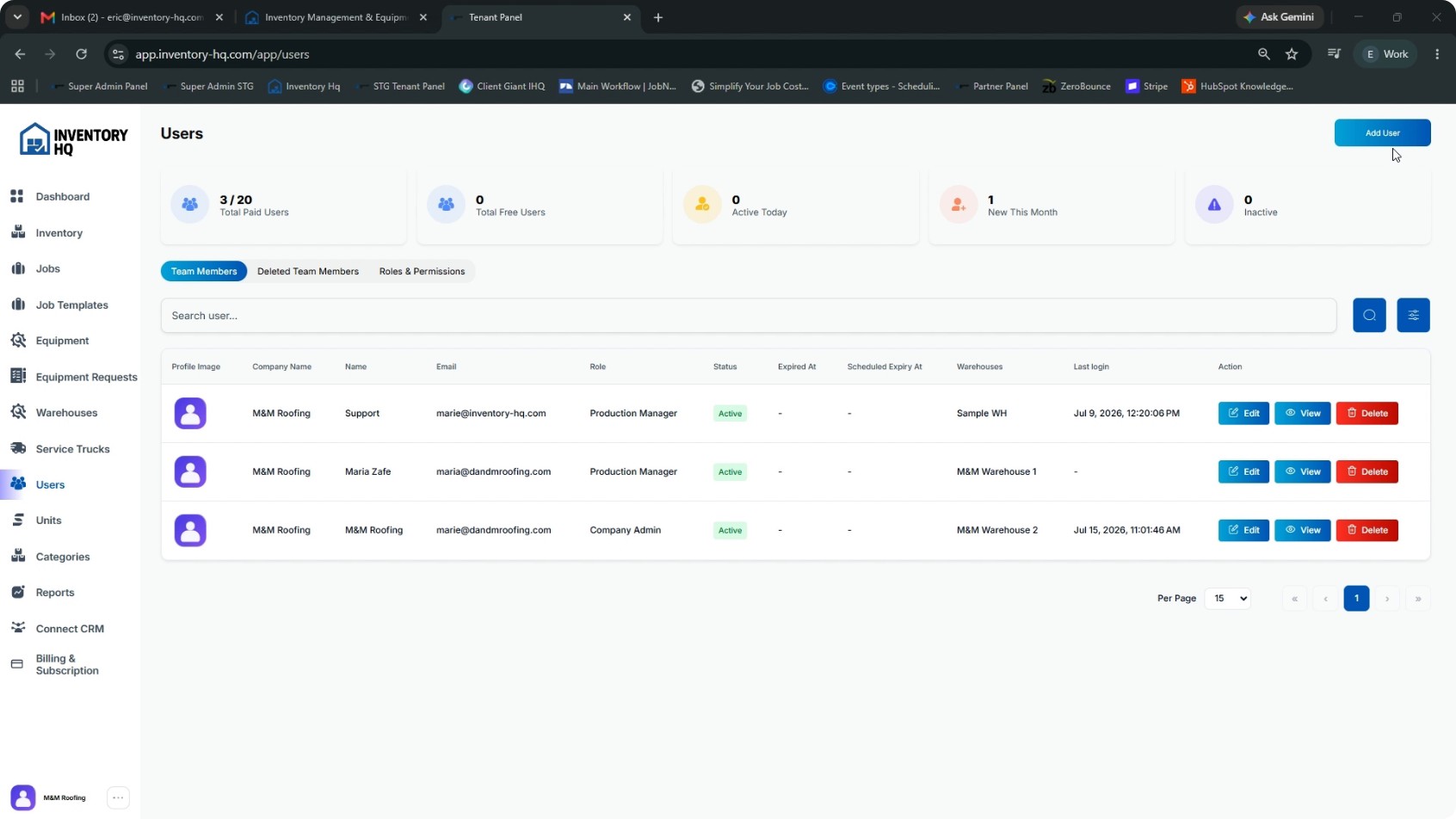 Add Team Members screenshot 2