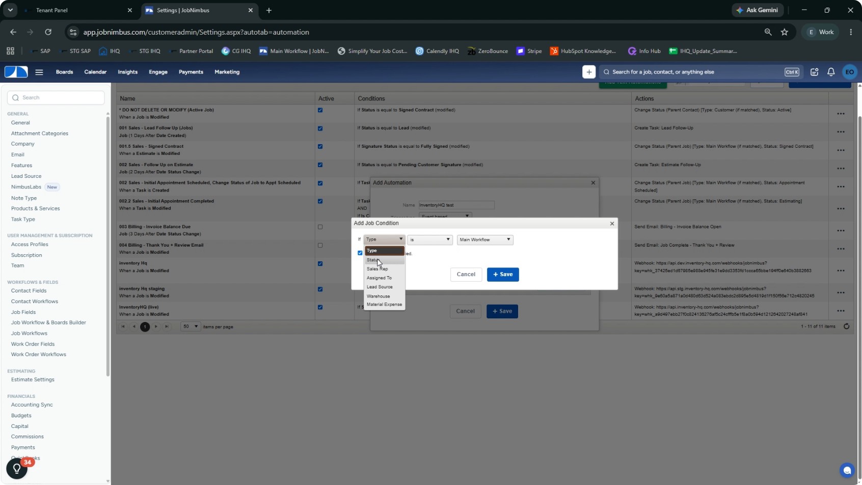 Configure the Awarded-Stage Condition screenshot 4